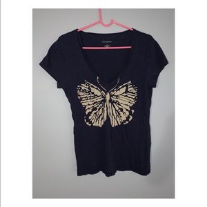 Banana Republic Tops Butterfly V-Neck T-shirt